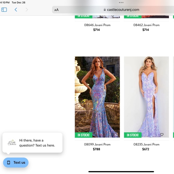 Stunning plus size prom gown. Worn once and kept in its original garment bag. - Picture 9 of 9